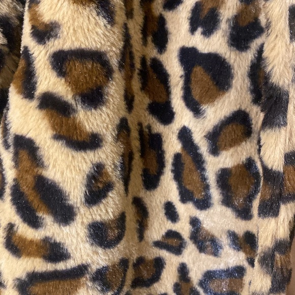 Leopard Open Front Coat - Picture 2 of 4